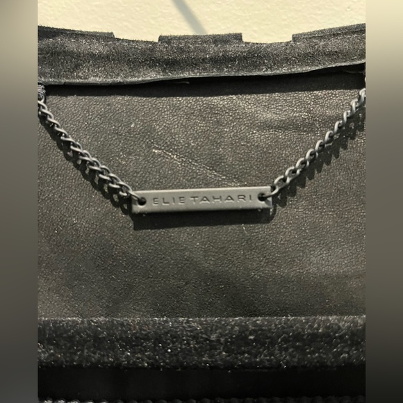 Ellie Tahari Pearson Black Suede Jacket - Picture 5 of 6